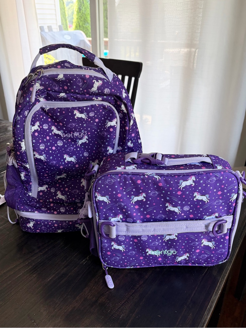 Bentgo backpack and lunchbox